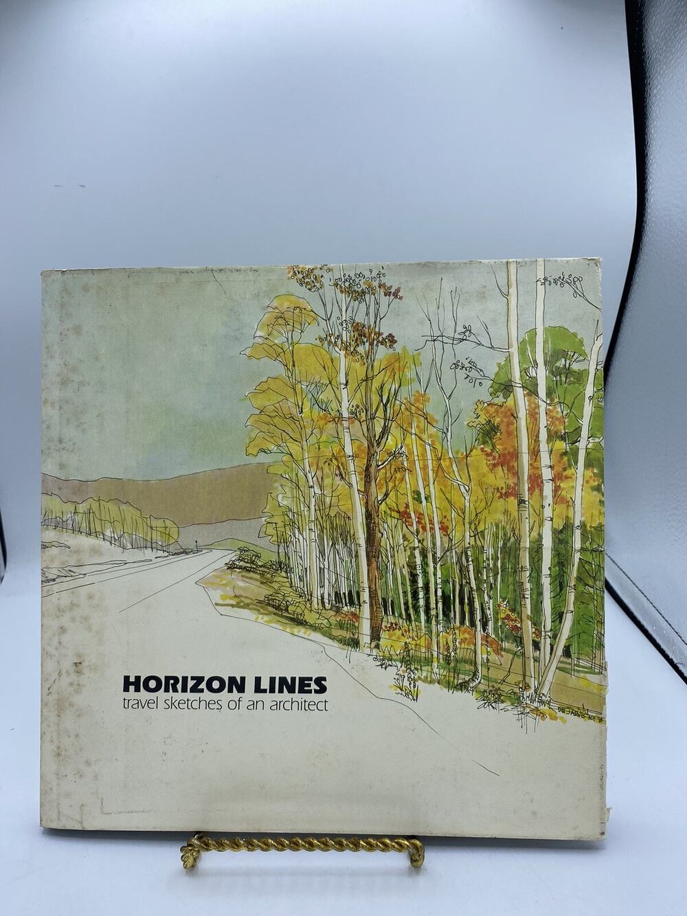 Horizon Lines Travel Sketches of an Architect 1st Ed HB 1981 Book Donald Jarvis